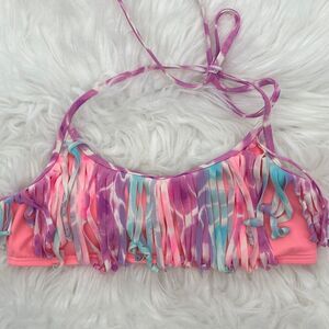 PINK Victoria’s Secret Fringe Tie added Bikini Top Small